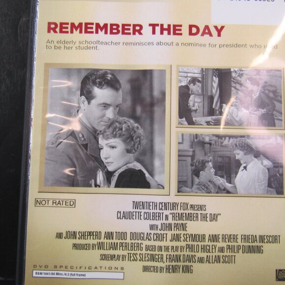 20th Century Fox Cinema Archives Remember The Day Claudette Colbert 2013 - Picture 5 of 6